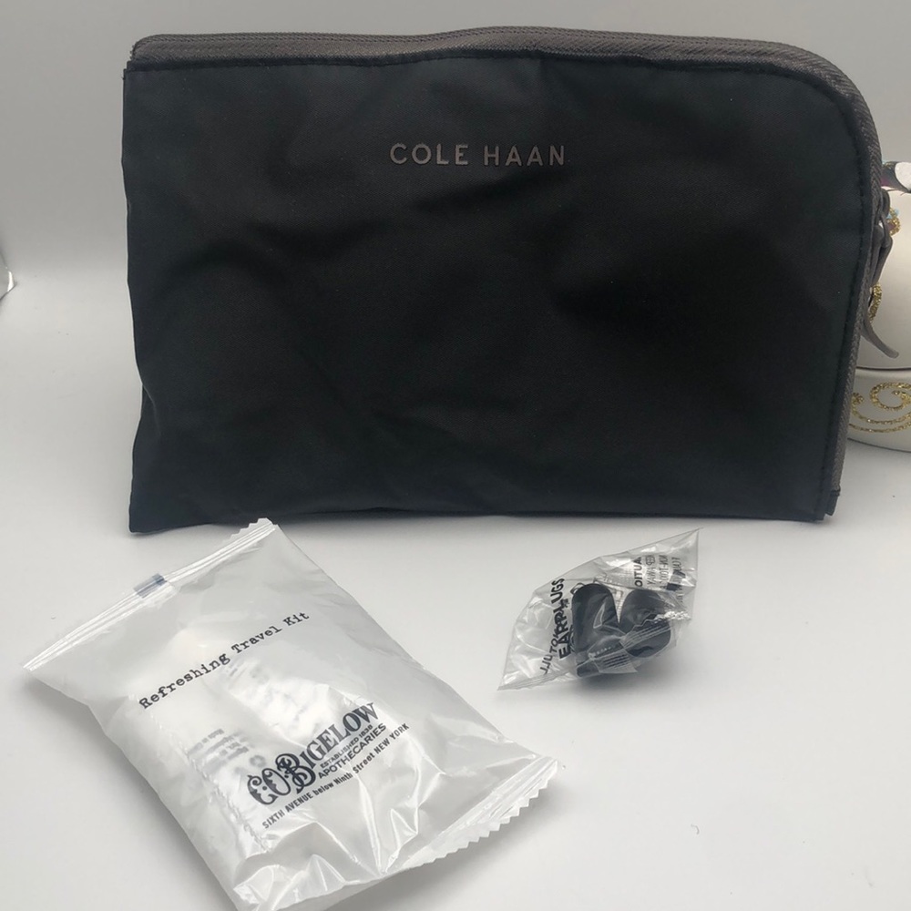 Travel Pouch - Cole Haan for American Airlines Travel Pouch Black